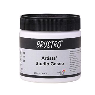Brustro | Artist's Studio Gesso White | 220ml |