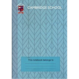 Cambridge School Notebook A-4 Double Line (Light Blue)