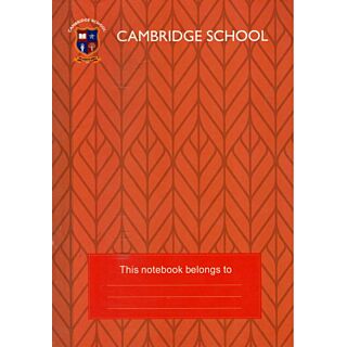 Cambridge School Notebook A-4 Double Line (Red)