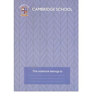 Cambridge School Notebook A-4 Single Line ( Dark Blue ) 120Pages