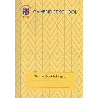 Cambridge School Notebook A-4 Small Square 8mm ( Light Yellow)