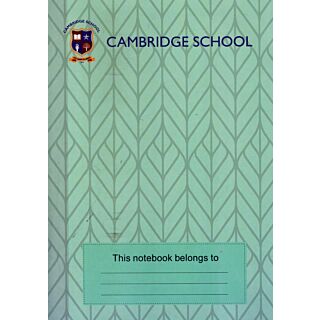 Cambridge School Notebook A-4 Single Lined interleaved ( Light Green) 120Pages