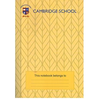 Cambridge School Notebook A-4 Single Line (Yellow)