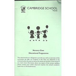 Cambridge School Syllabus for Class Nursery