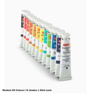 Camel | Student Oil Colours | 12 Shades-20ml | Art No.0211712 |