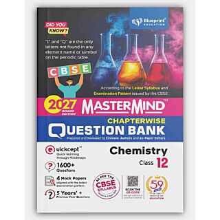 Blueprint | Mastermind Question bank | Chemistry | Class 12 |