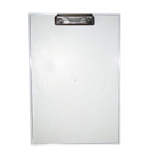 World One Transparent Exam/ Clip/ Drawing Board (Translucent)