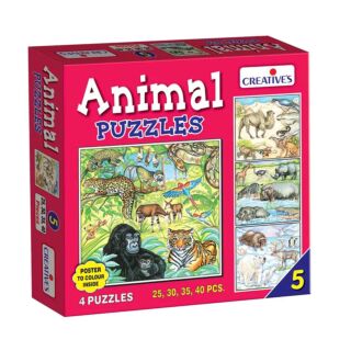 Creative Educational Aids | Animal Puzzles Part – 5 | Age: 6+ | Art No. 0705 |