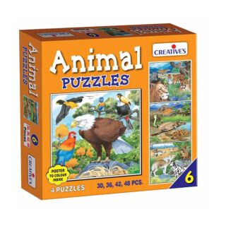 Creative Educational Aids | Animal Puzzles Part – 6 | Age: 7+ | Art No. 0706 |