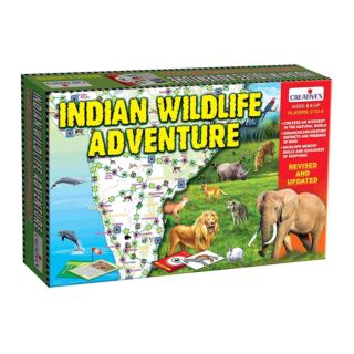 Creative Educational Aids | Indian Wildlife Adventure | Age: 8+ | Art No. 1006 |