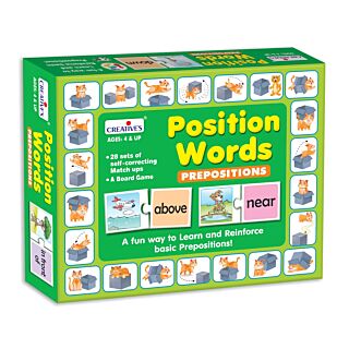 Creative Educational Aids Position Words Prepositions Age 4+ Art No. 0100