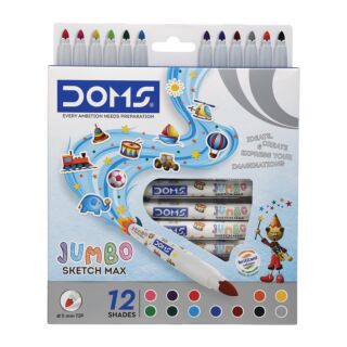 Doms | Jumbo Sketch Max | Pack of 12 Shades | Art No. 80775 |
