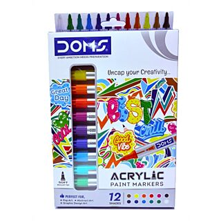 Doms | Acrylic Paint Markers | Set of 24 Shades | Art No. 81188 |