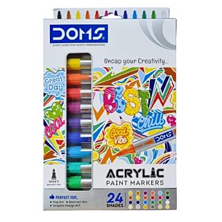 Doms | Acrylic Paint Markers | Set of 24 Shades | Art No. 81188 |