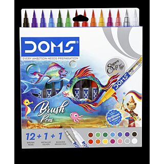 Doms | Brush Pens | Pack of 14 Shades | Art No. 8137 |