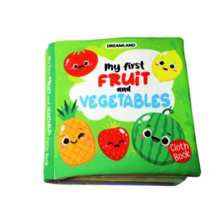 Dreamland My First Cloth Book Fruit and Vegetables with Squeaker and Crinkle Paper