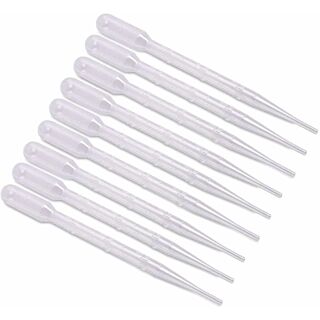 Droppers | Transparent Plastic Graduated | Transfer Pipettes | Pack of 10pcs |