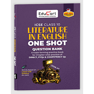 Educart | ICSE | One Shot Question Bank | Literature in English | Class 10 |