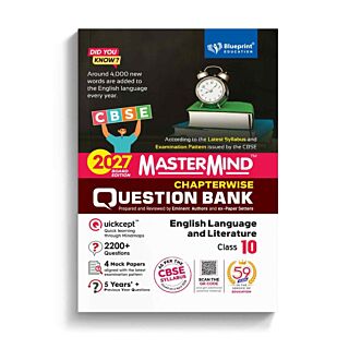 Blueprint | Mastermind Question bank | English Language & Literature | Class 10 |