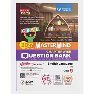 Blueprint | Mastermind Question bank | English Language( R1 & R2) | Class 9|