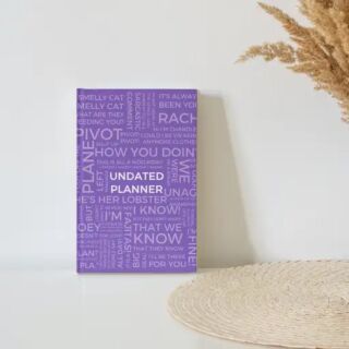 Evnoi | Friends Dialogues Undated Planner | 300+ Pages | Size: A5 |