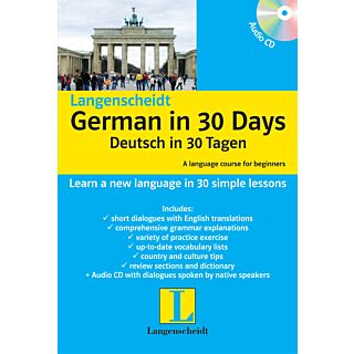 Goyal Langenscheidt German In 30 Days with Audio