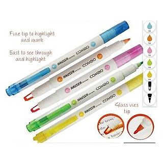 Hauser | Combo Dual Highlighters | Pack Of 5 |