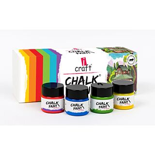 Icraft Chalk Paint Pack of 12 Shades 20ml Art No. ICCP12S