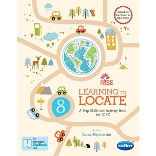 Navneet Rise | Learning To Locate Social Studies | A Map Skill and Activity Book | ICSE | Class 8 |
