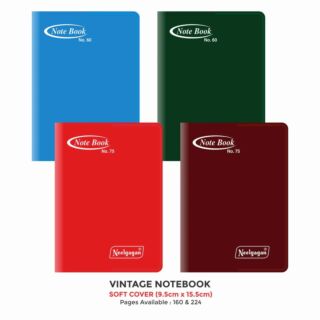 Neelgagan | Vintage Notebook | Soft Cover Plastic | No. 60 | Size: (9.5 x 15.5cm) | 160 Pages |