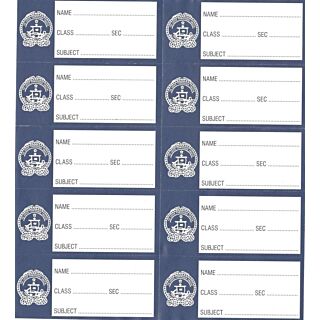 Mater Dei | School Label Sheets | Pack of 4 |