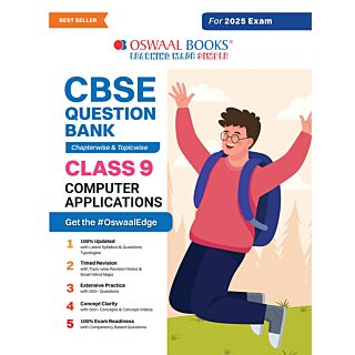 Oswaal CBSE Question Bank Chapterwise & Topicwise Solved Papers Computer Application for Class 9 | 2024-25 |