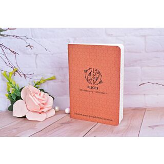 Memorys | Softbound Zodiac Notebook | Ruled | Geo Pisces | Size:A6 |
