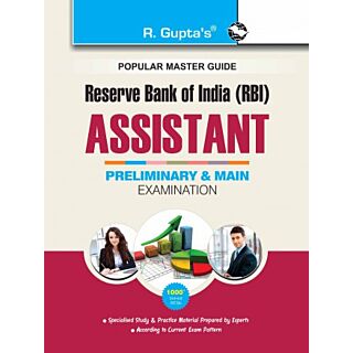 RPH Reserve Bank of India: Assistants (Preliminary & Main) Recruitment Exam Guide (R-1869)