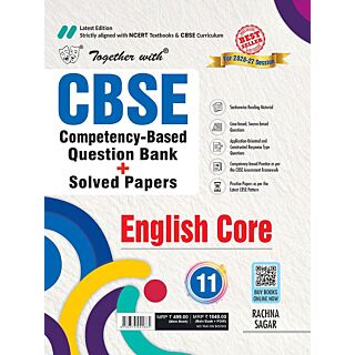 Rachna Sagar | Together with CBSE Question Bank | English Core | Class 11 |