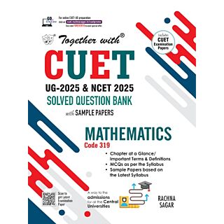 Rachna Sagar | Together with | NTA CUET UG & NCET | Mathematics | Solved Question Bank |