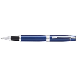 Sheaffer | Roller Ball Pen | Glossy Blue with Chrome Trim | Ink Black | Art No. WP23916 |