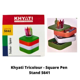 Khyati | Pen Stand | Tricolour-Square | Art No. S641 |