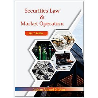Sultan Chand | Security Law & Market Operation | Dr. P. Sudha |