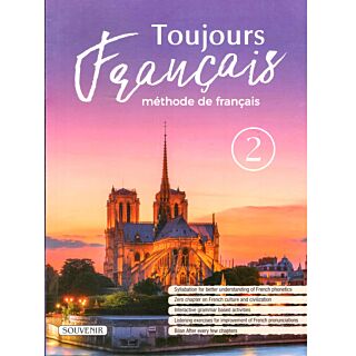 Souvenir Toujours Francais Methode de Francais Class 2 by Kajal Chawla