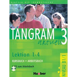 Goyal Tangram 3 Textbook + Workbook Lektion 1-4 (Audio Downloadable Only For Workbook )