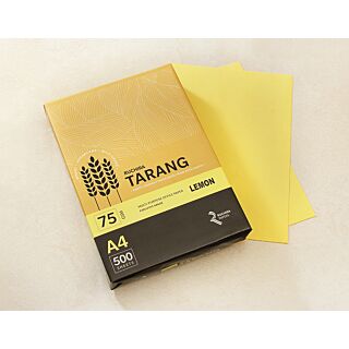 Ruchira | Tarang Copier Paper-Lemon | Size: A4-500 Sheets | 75gsm |