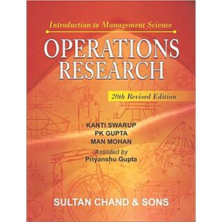 Sultan Chand | Operations research | Kanti Swarup, P.K. Gupta, Man Mohan |
