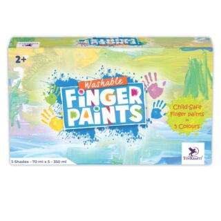 Toy Kraft Non-Toxic Washable Finger Paints Finger Painting Age 2+ Art No. 39267