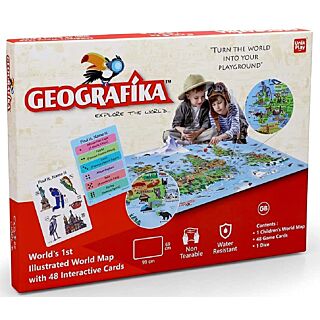 Unik Play Geografika World Map Board Game