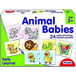 Raajkart.com - Frank Animal Babies Puzzles Games 48 Pieces Buy Books ...