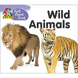 Raajkart.com - Tricolor Kids Board Book Wild Animals Buy Books Online ...